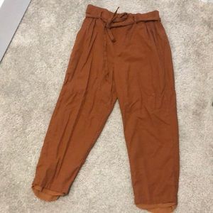 Tie-front Jogger Pants